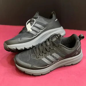 کفش رانینگ آدیداس مردانه مشکی طوسی adidas More Than Speed