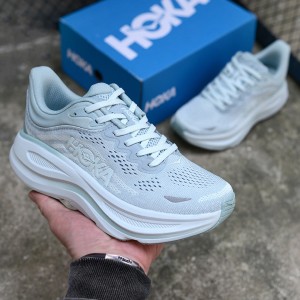 هوکا باندی 9 طوسی آبی سبز Hoka Bondi 9 Druzy Droplet 1162012-DRZY