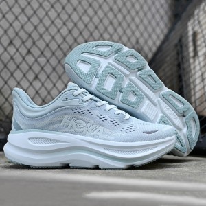 هوکا باندی 9 طوسی آبی سبز Hoka Bondi 9 Druzy Droplet 1162012-DRZY