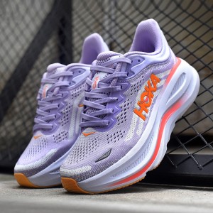 هوکا باندی 9 بنفش نارنجی Hoka Bondi 9 Aster Flower Starlight Glow 1162012-AGH