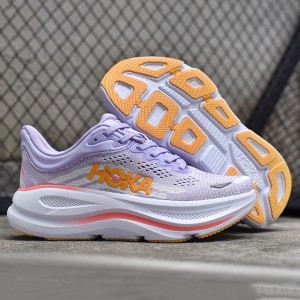 هوکا باندی 9 بنفش نارنجی Hoka Bondi 9 Aster Flower Starlight Glow 1162012-AGH