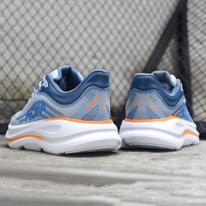 هوکا باندی 9 آبی سفید نارنجی Hoka Bondi 9 Drizzle Downpour 1162011-DNP