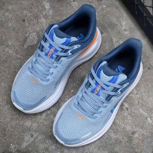 هوکا باندی 9 آبی سفید نارنجی Hoka Bondi 9 Drizzle Downpour 1162011-DNP