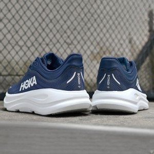هوکا باندی 9 سرمه ای سفید Hoka Bondi 9 Varsity Navy White 1162011-VYN