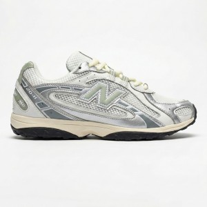 نیوبالانس 204 ال سیلور متالیک سیج گرین New Balance 204L Silver Metallic Sage Green U204LSWB