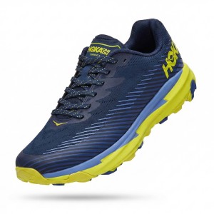 هوکا تورنت 2 سرمه‌ای زرد Hoka Torrent 2 Black Iris Evening Primrose