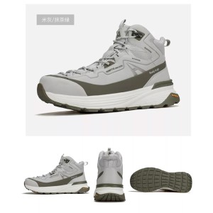 کفش کوهنوردی هامتو استخوانی زیتونی مدل HUMTTO 250331A-3