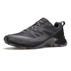 کفش پیاده روی هامتو خاکستری مشکی مدل HUMTTO 160648A-3