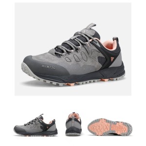 کفش پیاده روی هامتو طوسی صورتی مدل HUMTTO 350420B-3