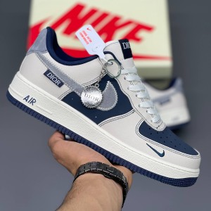 کفش نایک ایرفورس وان بیپ چریکی قهوه‌ای سبز Nike Air Force 1 Low Bape Camo