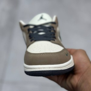 جردن وان لو استاسی موکا Air Jordan 1 Low x Stussy Mocha