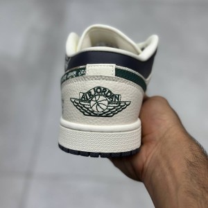 جردن وان لو استاسی موکا Air Jordan 1 Low x Stussy Mocha