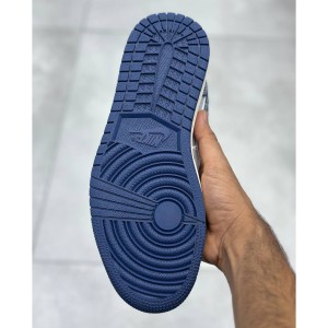 جردن ۱ لو سوپریم سرمه‌ای طوسی Jordan 1 Low Supreme Midnight Navy