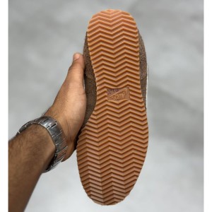 نایک کورتز قهوه‌ای سفید Nike Cortez Vintage Medium Curry FJ2530-200