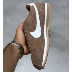 نایک کورتز قهوه‌ای سفید Nike Cortez Vintage Medium Curry FJ2530-200