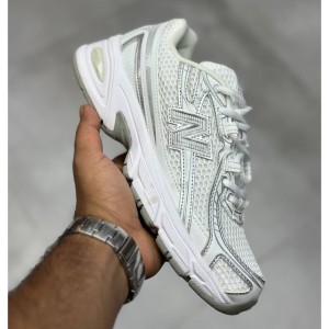 نیوبالانس 740 سفید سیلور متالیک New Balance 740