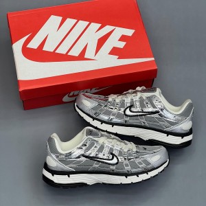 کفش نایک پی 6000 متالیک سیلور Nike P-6000 Metallic Silver