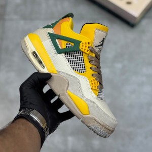 ایر جردن 4 اسنورلکس زرد Nike Air Jordan 4 Retro Snorlax Yellow
