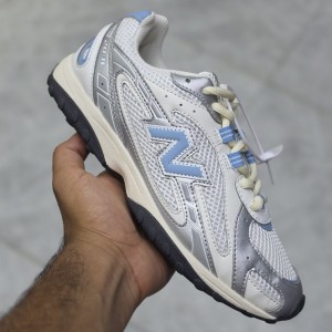 نیوبالانس 204 ال سیلور سفید آبی New Balance 204L U204LSWC