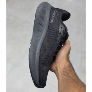 ساکنی راید 18 مشکی طوسی Saucony Ride 18