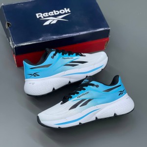 ریباک زیگنیشن سفید آبی مشکی Reebok Zignition White/Future Cyan