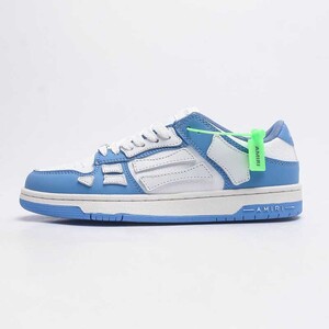 امیری اسکلت AMIRI Skel Top Low White Blue