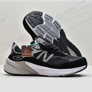 New Balance 990v6 MiUSA Black Grey White W990BK6