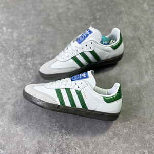 آدیداس سامبا فوتور وایت گرین adidas Samba OG Footwear White Green