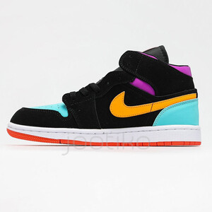 جردن وان مولتی کالر Jordan 1 Mid Multi-Color
