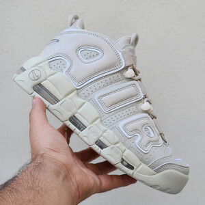 نایک ایر مور آپتمپو لایت بون Nike Air More Uptempo Light Bone