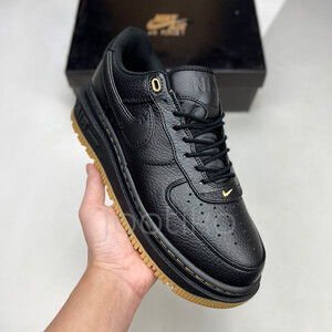 نایک ایرفروس وان لوکس بلک گام Nike Air Force 1 Luxe Black Gum