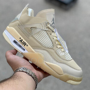 نایک ایر جردن 4 رترو آف وایت سیل Jordan 4 Retro Off-White Sail