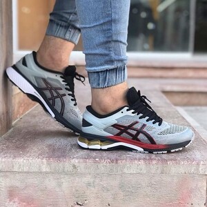 کفش مردانه اسیکس ژل کایانو Asics Gel Kayano 26 طوسی