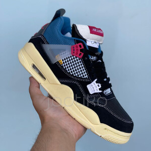 نایک جردن 4 رترو Jordan 4 Retro Union Off Noir