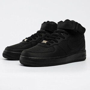 نایک ایرفورس وان مشکی Nike Air Force 1 Mid White ’07