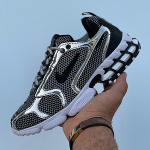 نایک ایر زوم اسپیریدون استوسی Nike Air Zoom Spiridon Cage 2 Stussy Pure Platinum