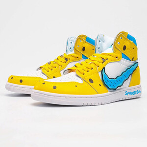 نایک ایر جردن وان باب اسفنجی NIKE AIR JORDAN 1 SpongeBob