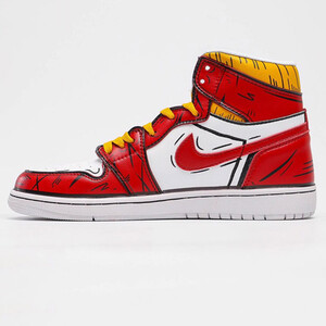 نایک ایر جردن وان مانکی لافی NIKE AIR JORDAN 1 MONKEY D LUFFY