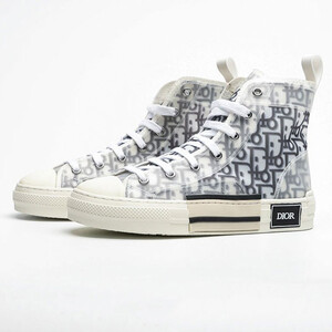دیور ساقدار آبلیک سفید Dior Oblique High