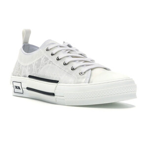 دیور آبلیک سفید Dior B23 Low Top Oblique