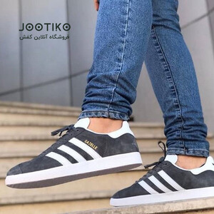 کفش آدیداس گزل adidas Gazelle Shoes خاکستری