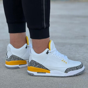 ایر جردن 3 رترو لیزر اورنج Jordan 3 Retro Laser Orange