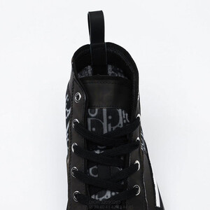 دیور ساقدار آبلیک مشکی Dior Oblique High