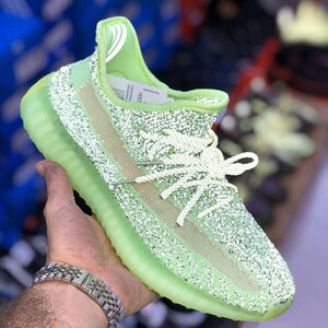 کتانی مردانه آدیداس یزی بوست Adidas Yeezy Boost 350 V2 سبز