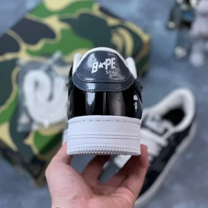 بتینگ ایپ بیپ استا A Bathing Ape Bape Sta Low Black