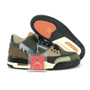 نایک جردن 3 پچوورک کمو Jordan 3 Retro Patchwork Camo