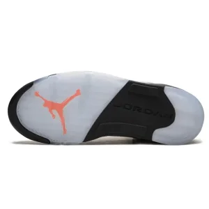 نایک ایر جردن 5 رترو آف وایت بلک Jordan 5 Retro Off-White Black