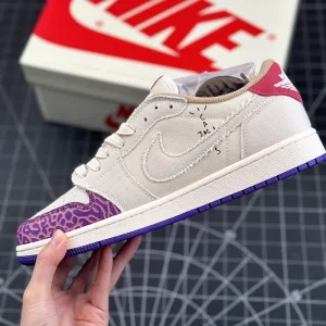 نایک جردن وان تراویس اسکات جک بویز Travis Scott x Air Jordan 1 Low JACKBOYS