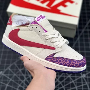 نایک جردن وان تراویس اسکات جک بویز Travis Scott x Air Jordan 1 Low JACKBOYS