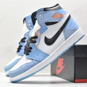 جردن وان رترو اسپایدرمن Jordan 1 Retro High OG Spider-Man Black مشکی سفید